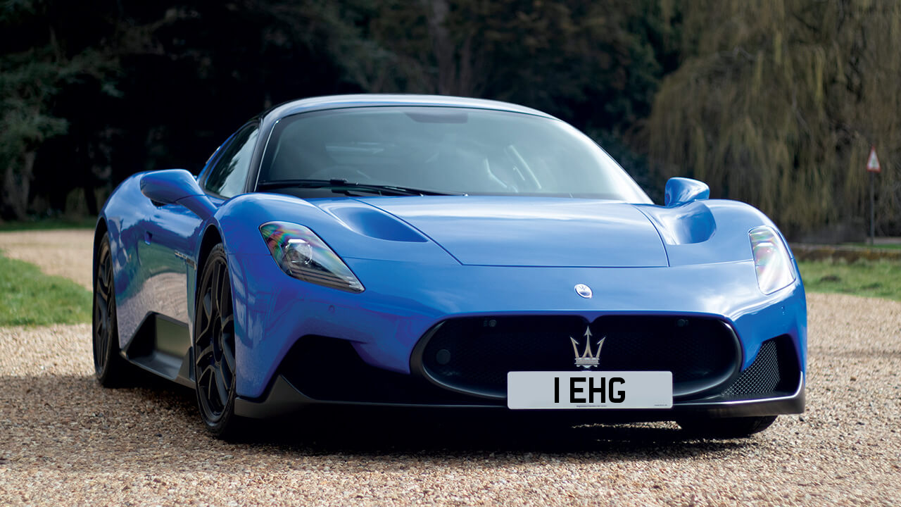 Car displaying the registration mark 1 EHG